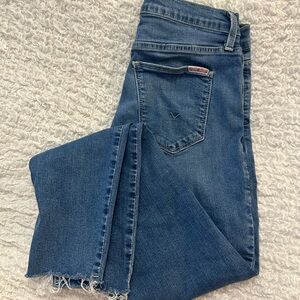 Hudson Jeans Dark Blue Straight Leg Denim